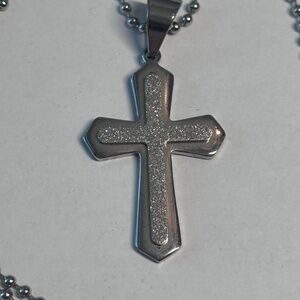 Stainless Steel Cross Necklace